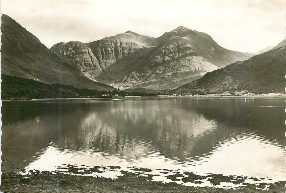 Loch Leven und die Berge von Glencoe — Antike Ansichtskarte, n° 223252 - Vorderseite