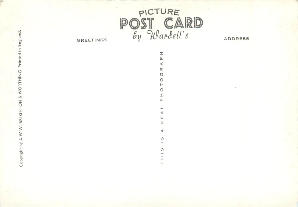 Kings Road and West Pier, by Night, Brighton — Wardell's, n°767 - Verso