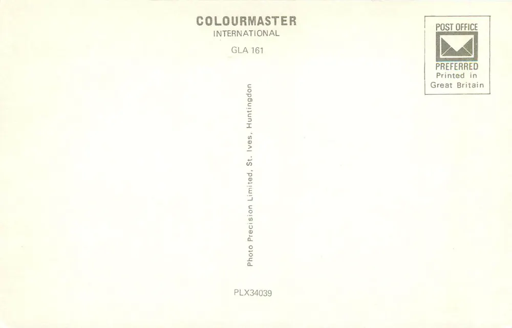 Glasgow — locais e símbolos — Colourmaster International, série GLA 161 - Verso