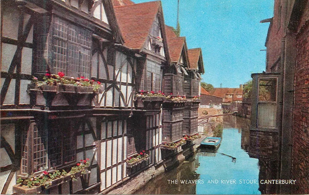 De wevers en de rivier Stour, Canterbury — J. Salmon Ltd., Sevenoaks - Voorkant