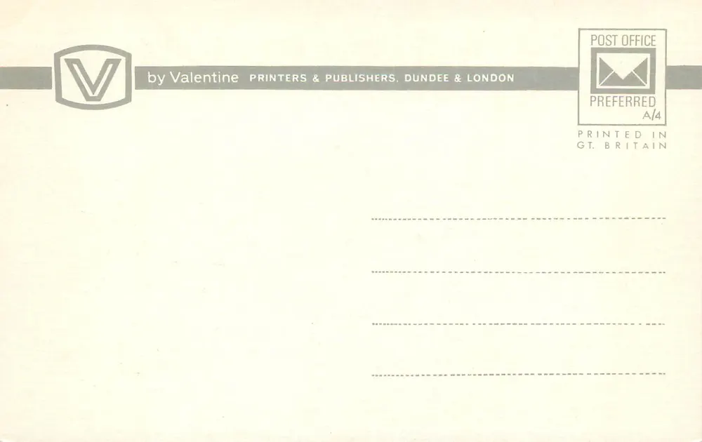 Castelo de Edimburgo — vista panorâmica — Valentine Printers & Publishers, n° 220779 - Verso
