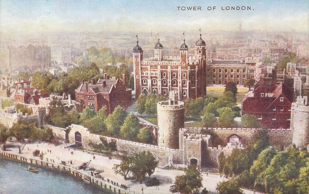 Toren van Londen — luchtfoto — D.F. & S., Londen - Voorkant