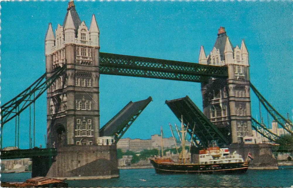 Tower Bridge — Londres — editor Post Series Ltd. n°876 - Frente