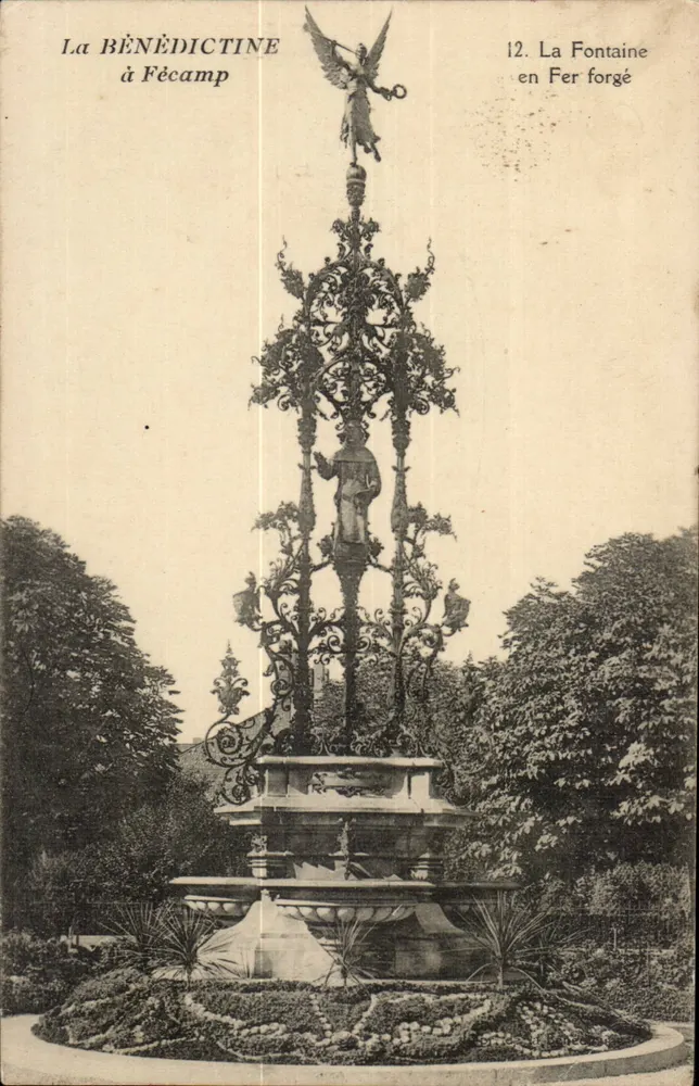 Die BÉNÉDICTINE in Fécamp — Die Schmiedefontein — n°12 - Vorderseite