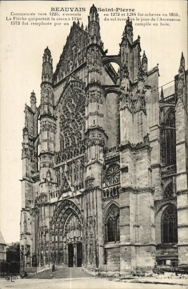 Beauvais — Cathédrale Saint-Pierre — Editor E.L.N. - Frente