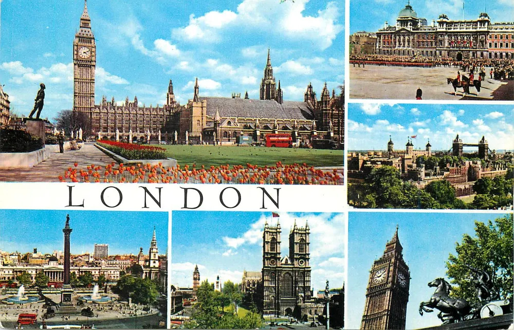 Londres — vista panorâmica — A. V. Fry & Co. Ltd. n° 2134 - Frente