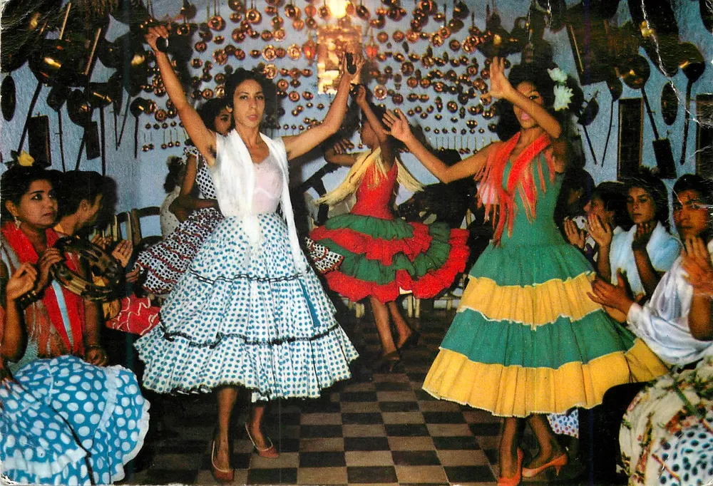 Danseurs du Sacromonte — Danzas y Bailes Regionales de España — Serie II, Nr. 5122 - Vorderseite