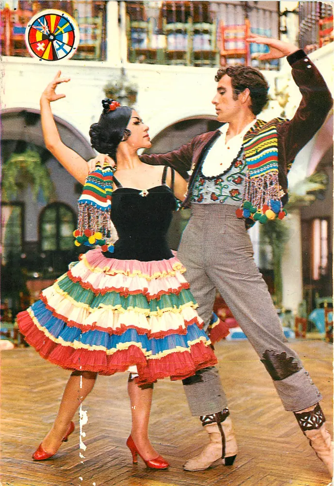 Spanische Tanz 'por serranas' — Paco de Lucio und sein Ballett — Verlag E.F.A. Lloret de Mar, n° 1007 - Vorderseite