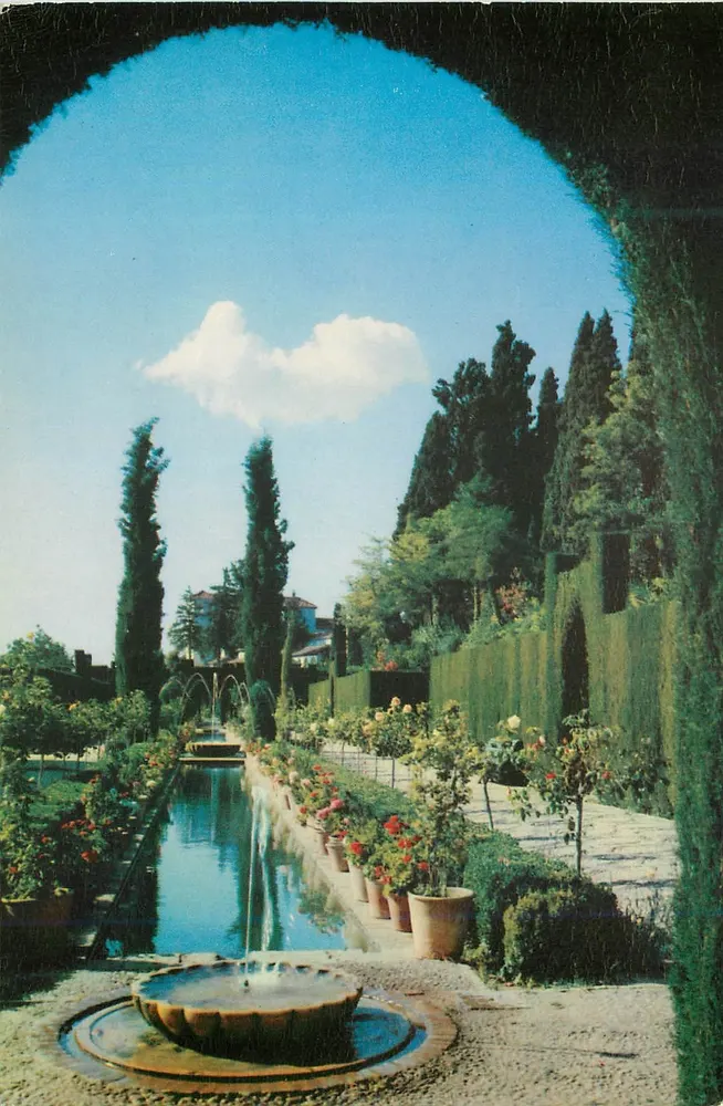 Jardins do Generalife — Granada — Editor: Valdivieso - Frente