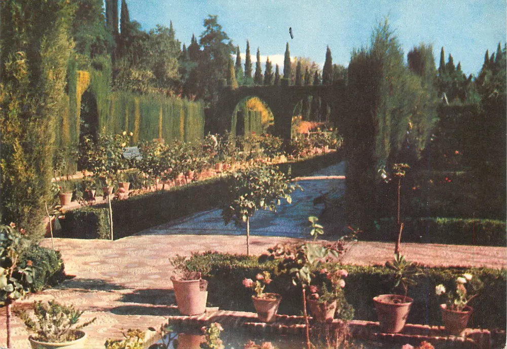 Granada. Jardins novos — Generalife — editor Generalife, n° 1457 - Frente