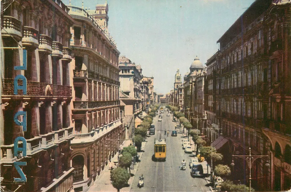 Madrid — rua Gran Vía — editor Venta Postal Madrid - Frente