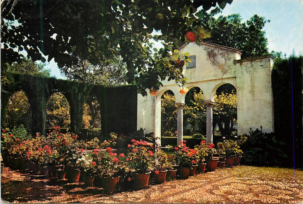 Garten des Pianisten Francisco García Carrillo — Granada — Verlag Motril, Serie D-203 - Vorderseite