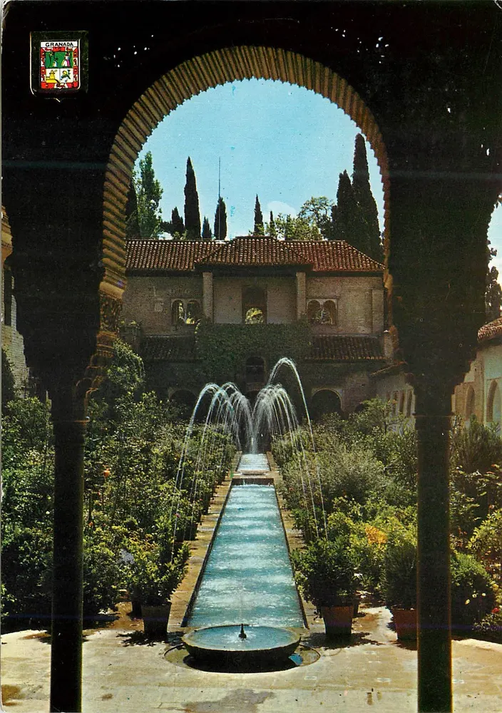 Patio de la Alberca — Alhambra — Edições TISA, n° 27 - Frente