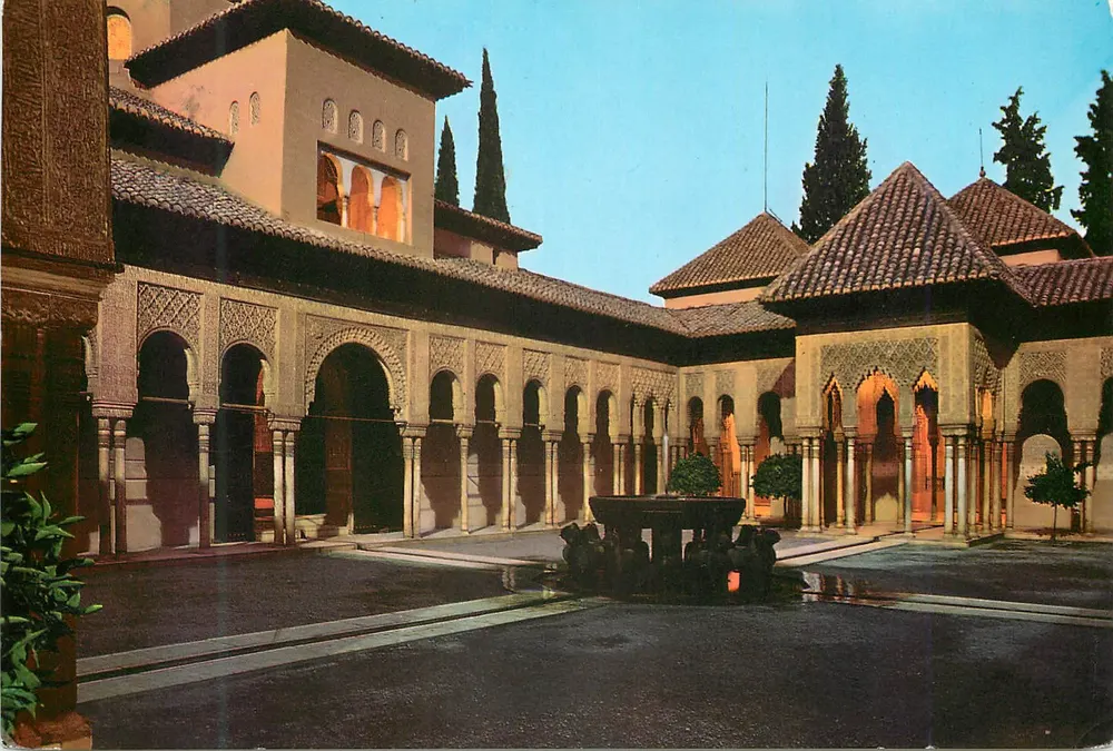 Alhambra — Pátio dos Leões — Edições Gallegos, n°35 - Frente