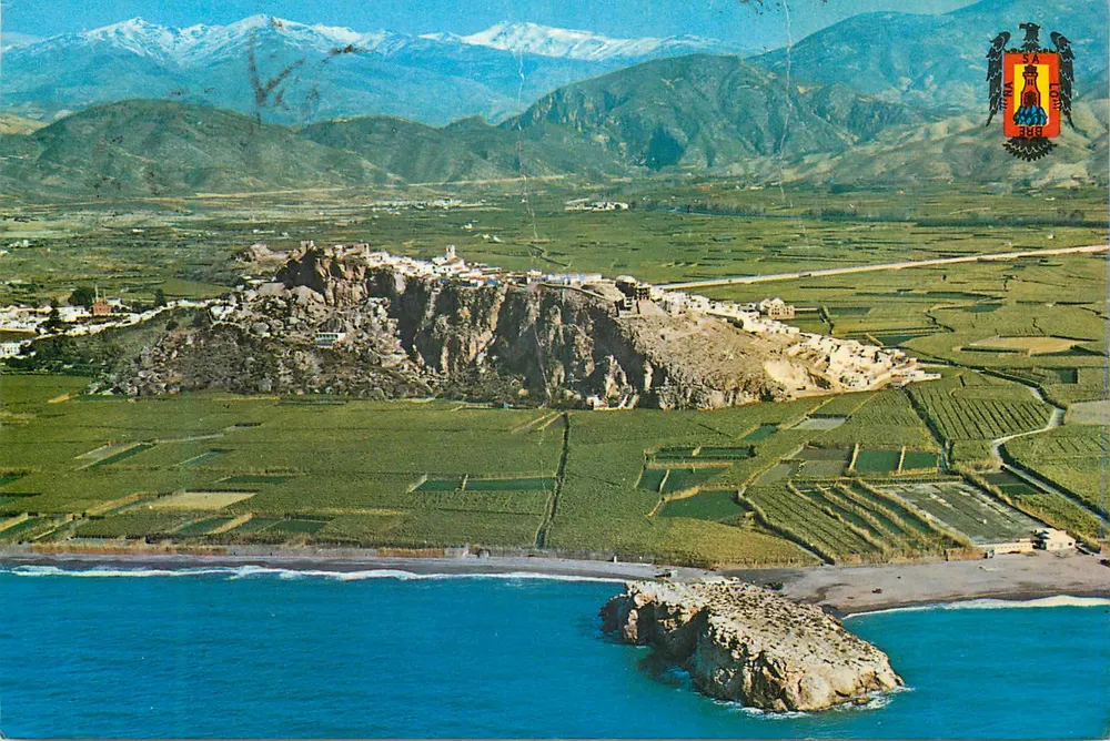 Salobrena — luchtfoto — A. Zerkowitz, serie 45 n°306 - Voorkant