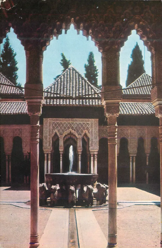 Alhambra — Patio de los Leones — Esclusiva de Venta Madrid - Voorkant