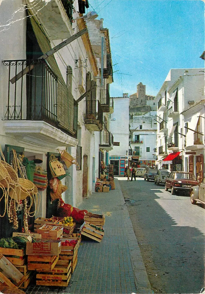 Ibiza (Baleares) — rue typique — Toni Ribas - Postales Figueretas - Recto