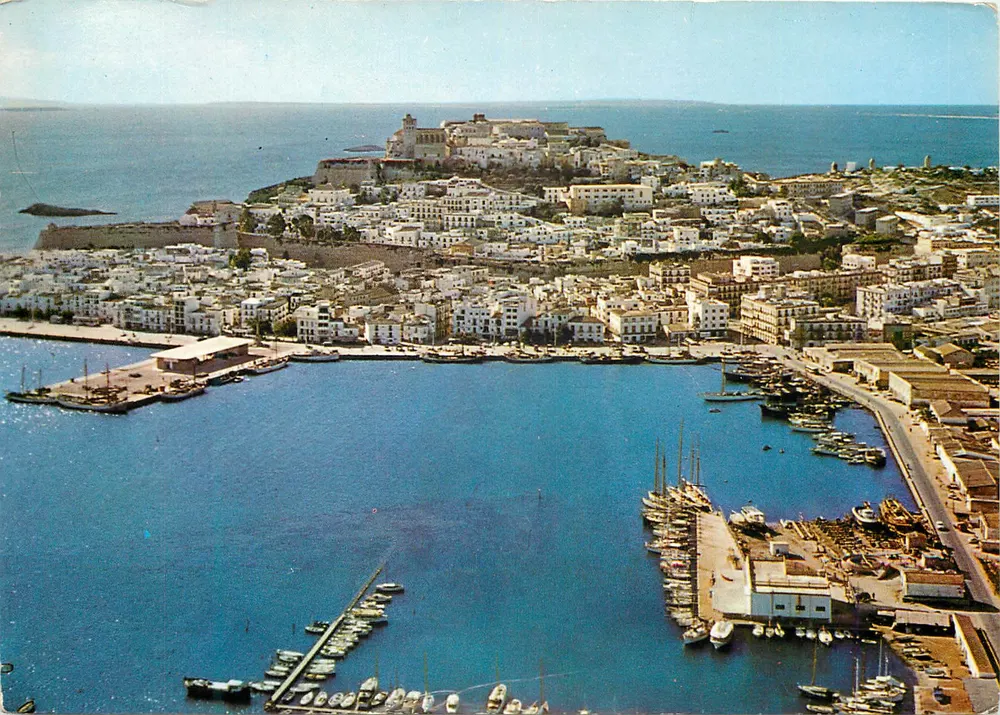 Ibiza (Baleares) — Vista aérea — Librería Verdera, Série II, N° 3764 - Frente