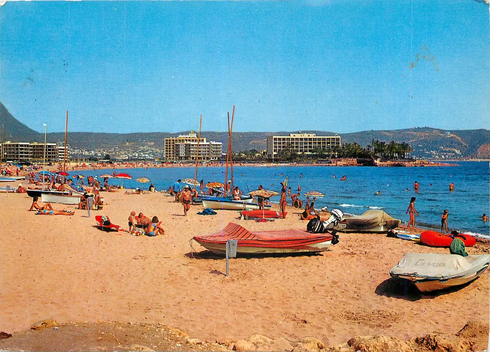 Praia de Jávea — Costa Blanca — Editor SADACOLOR, n° A 7415 - Frente