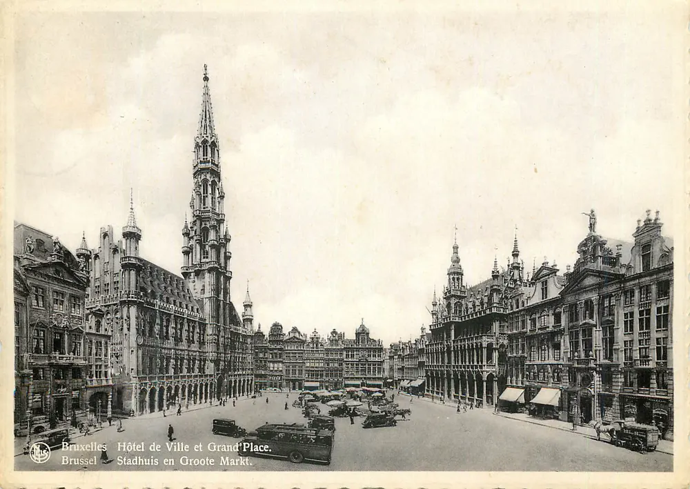 Brüssel — Stadthaus und Große Marktplatz — Verlag NEIS - Vorderseite