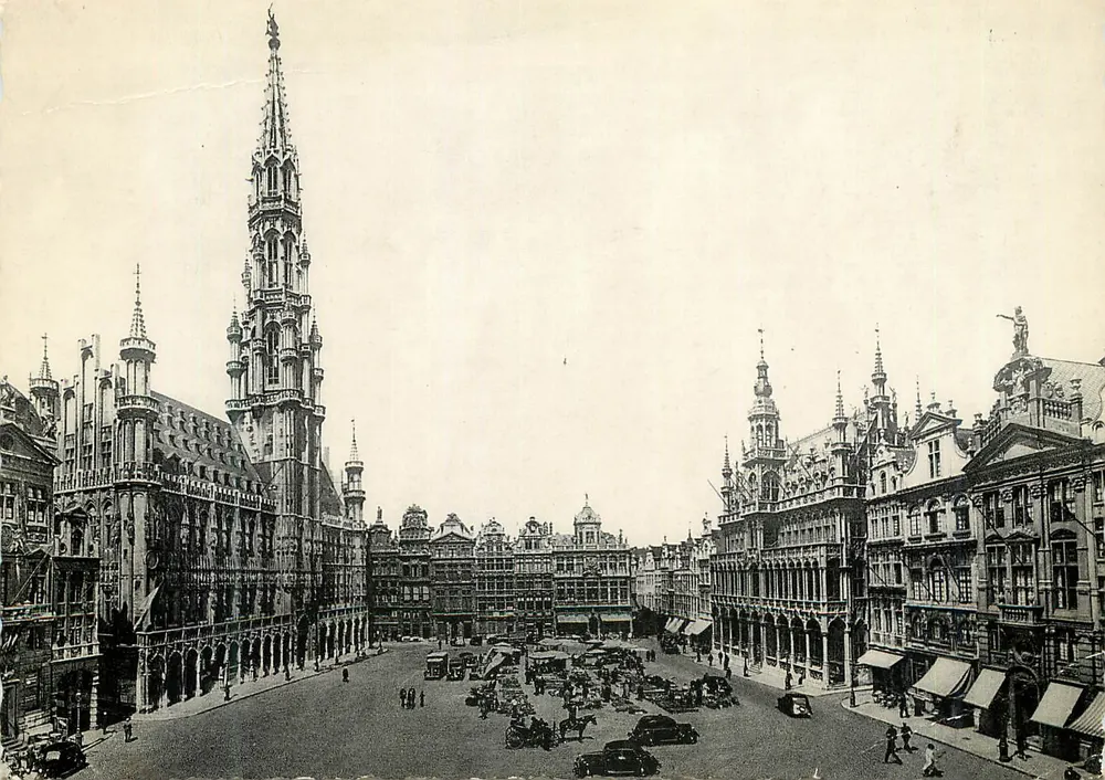 Brüssel — Stadthaus und Grand'Place — Ern. Thill, Brüssel, n° 7 - Vorderseite
