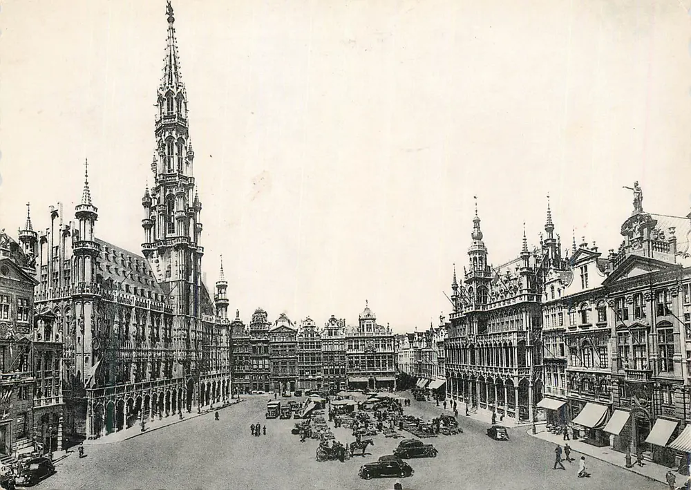 Brüssel — Rathaus und Grand'Place — Em. Thill, n° 7 - Vorderseite