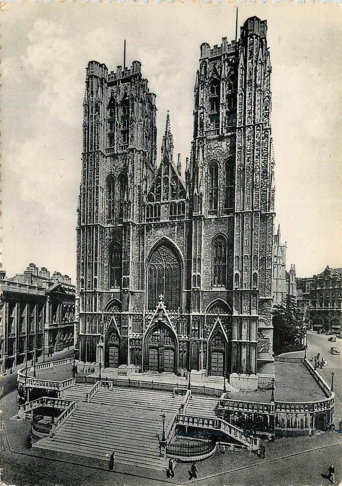 Bruxelas — Igreja de Santa Gudula — Ern. Thilli, n°6 - Frente