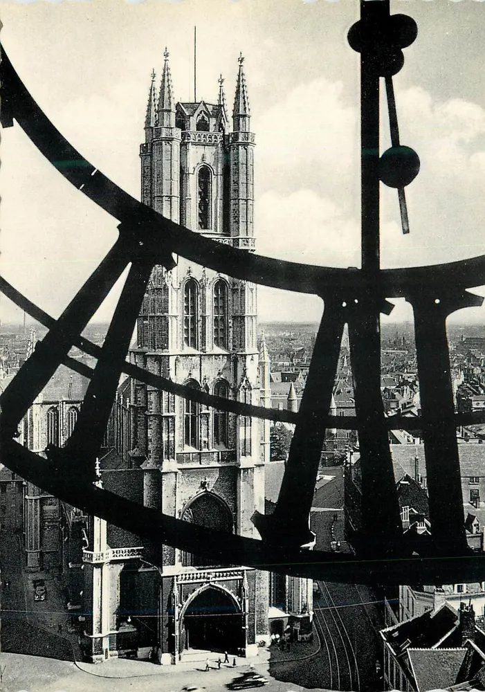 Gent — Kathedrale Saint-Bavon von der Glockenturm aus gesehen — photothill, Brüssel - Vorderseite