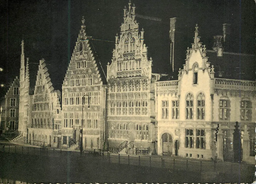 Gand — Iluminação do Qual-aux-Herbes — Fotografia Ern. Thill, Seleção n°7 - Frente