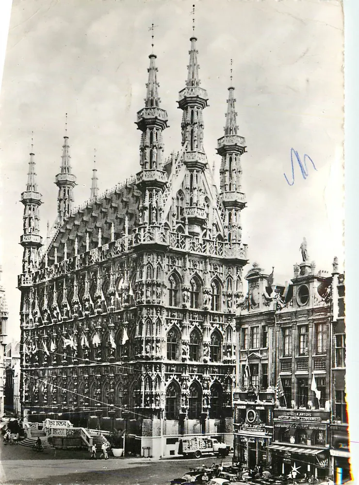 Leuven – Louvain — Het Stadhuis / l'Hôtel de Ville — Wydawnictwo Lander Eupen, nr 2209 - Awers