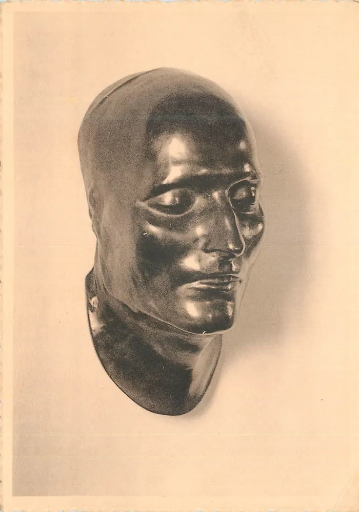 Todemasken von Napoleon — Guss aus Longwood, auf dem Kopf des Kaisers, einige Stunden nach seinem Tod — Ern. Thill, Brüssel - Vorderseite