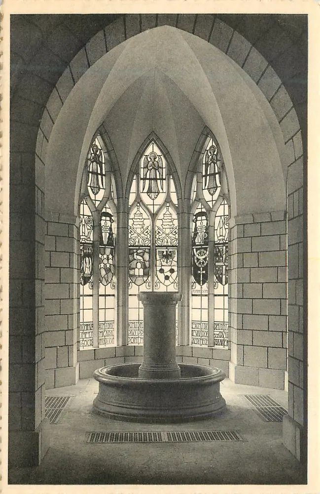 Abtei Notre-Dame d'Orval — Die Fontäne des Refektoriums — Verleger Ern. Thill, Brüssel - Vorderseite