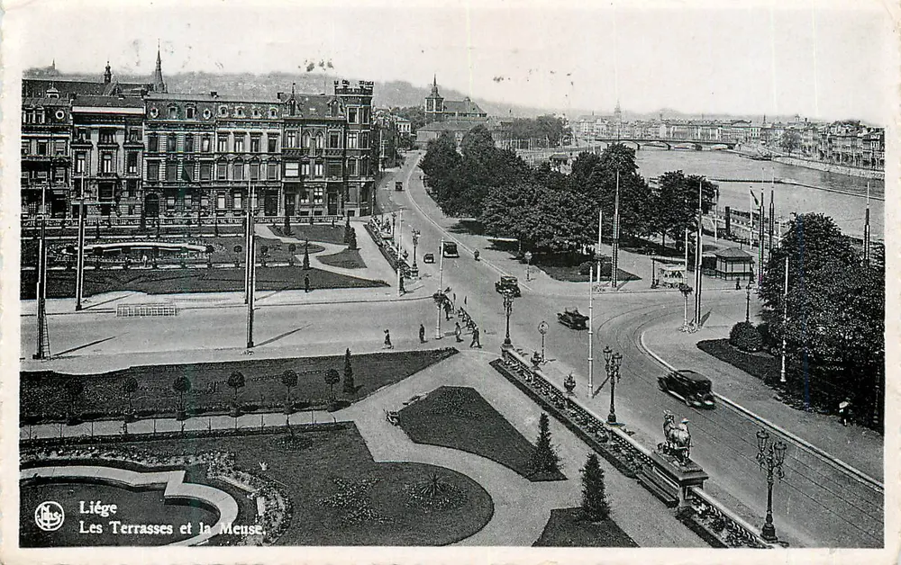 Liège - Les Terrasses e a Meuse — Editor Nels, n°10 - Frente