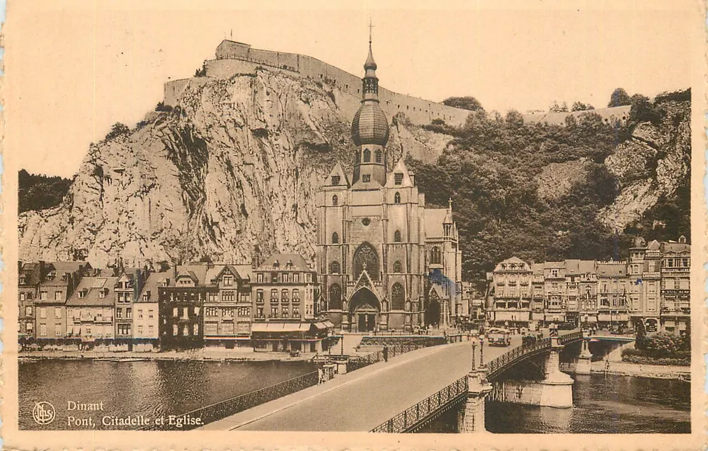 Dinant, Pont, Citadelle e Église — Editor Nels, n°10 - Frente