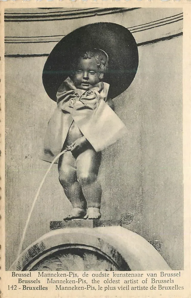 Manneken-Pis, der älteste Künstler von Brüssel — Phototypie A. Dohmen, n°142 - Vorderseite
