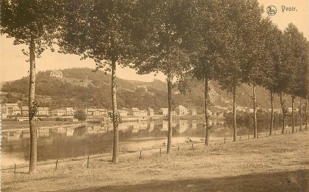 Aussicht von Vvoir — Ausgewählte Aussicht der Meuse-Tal — Ern. Thill, Brüssel - Vorderseite