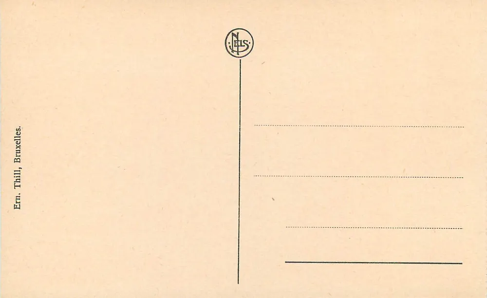 Ypres - Place de la Station — deutscher 21 cm Haubitze — N. Neils, Serie N° 127 - Rückseite