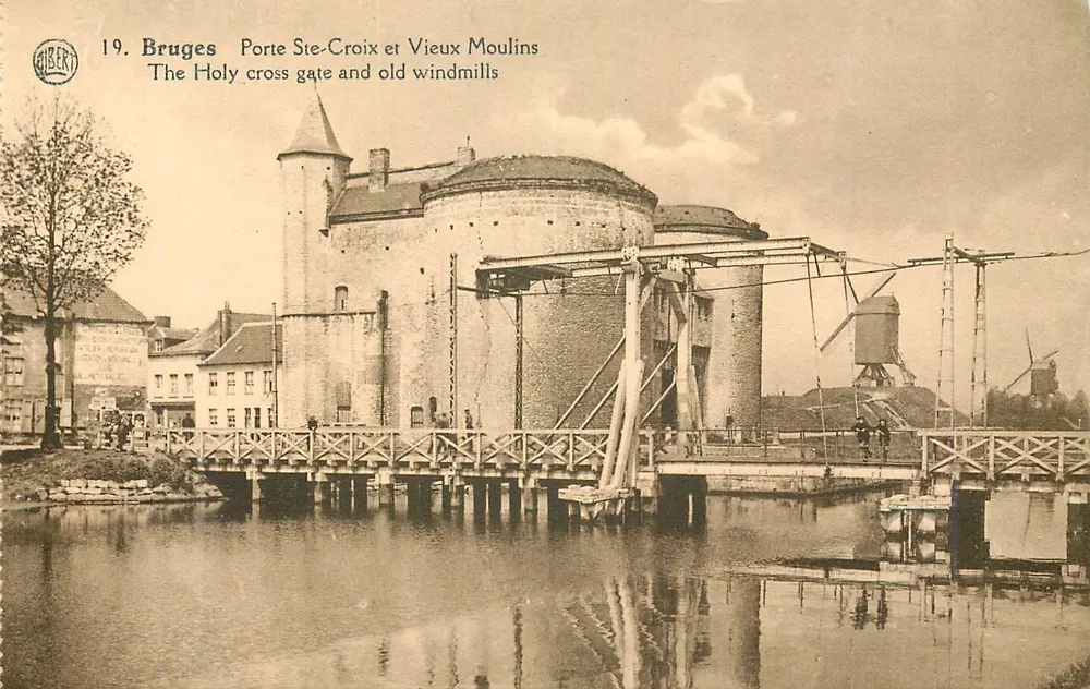 Bruges Porte Ste-Croix et Vieux Moulins — Gibert, n°19 - Recto