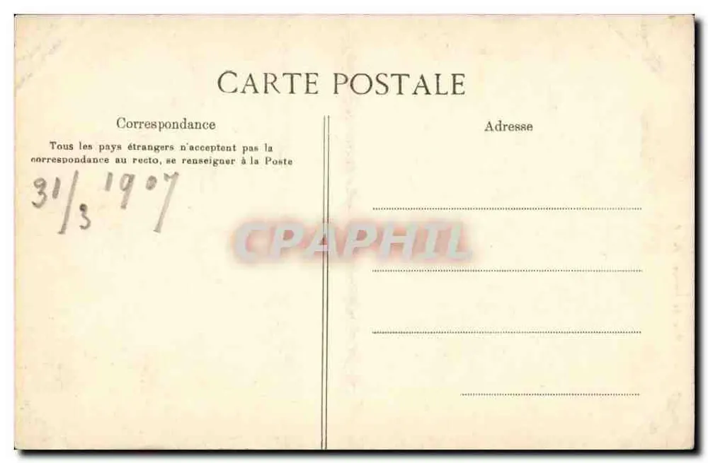 Dinan — Rue du Jerzual — G. F. n°3968 - Verso