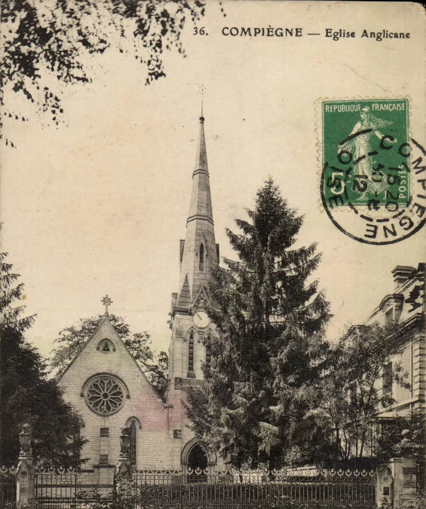 Compiègne — Igreja Anglicana — Editor desconhecido, n° 36 - Frente