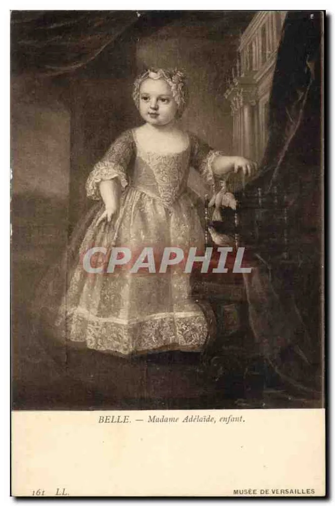 Madame Adélaïde, criança — Museu de Versailles — LL n°161 - Frente