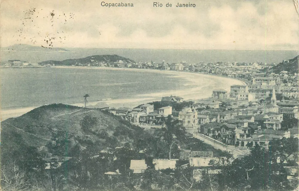 Copacabana — Rio de Janeiro — Bihete Postal do Brasil - Vorderseite