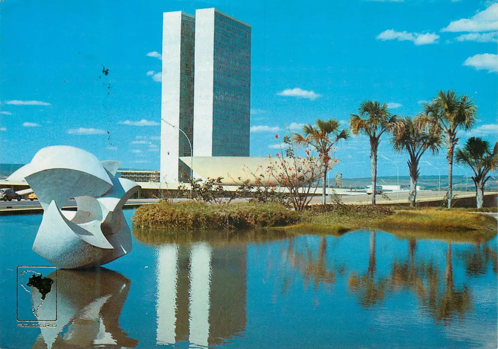 Brasília — Ansicht des Nationalkongresses — Verlag Edicard, Nr. 300-15 - Vorderseite