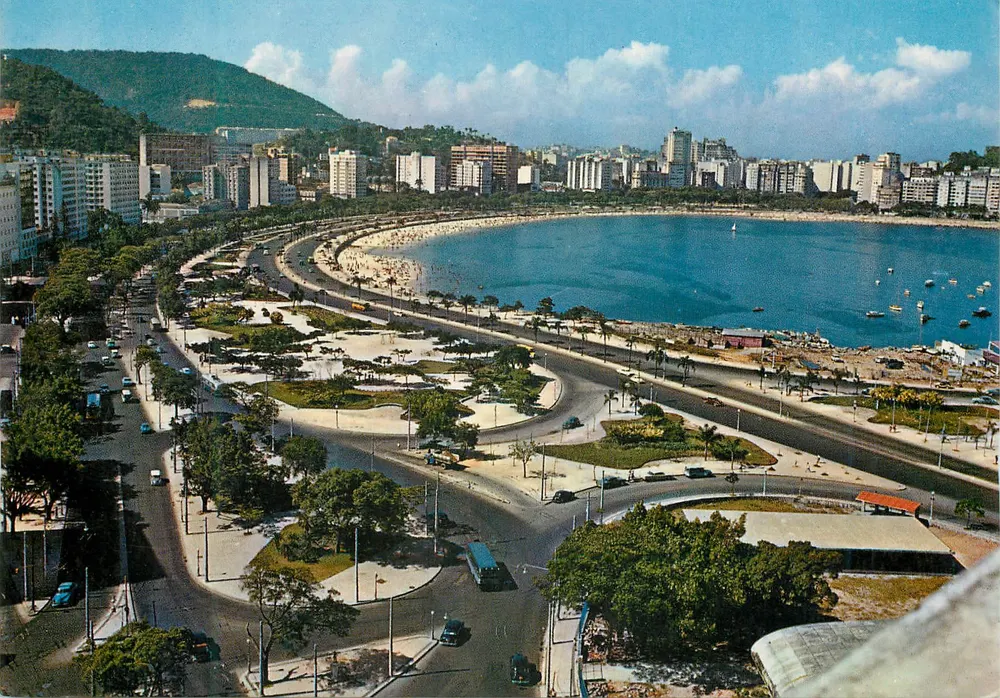 Rio de Janeiro — Botafogo et Avenue Beira-Mar — éditeur Brasil Turístico n°23 - Recto