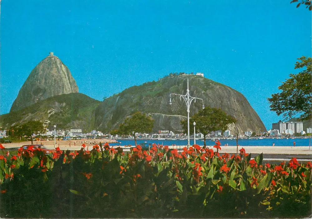 Rio de Janeiro — Pão de Açúcar et le mont Corcovado — éditeur Brasil Turístico - Recto