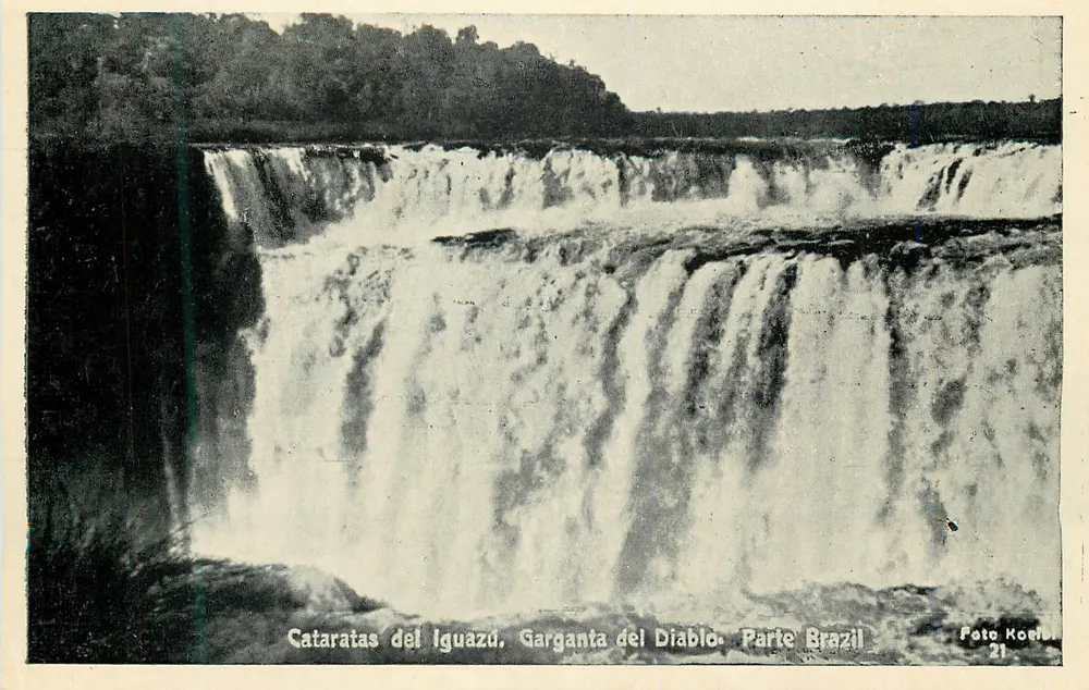 Cataratas del Iguazú. Garganta del Diablo. Parte Brasil — Photo Koriba 21 - Vorderseite
