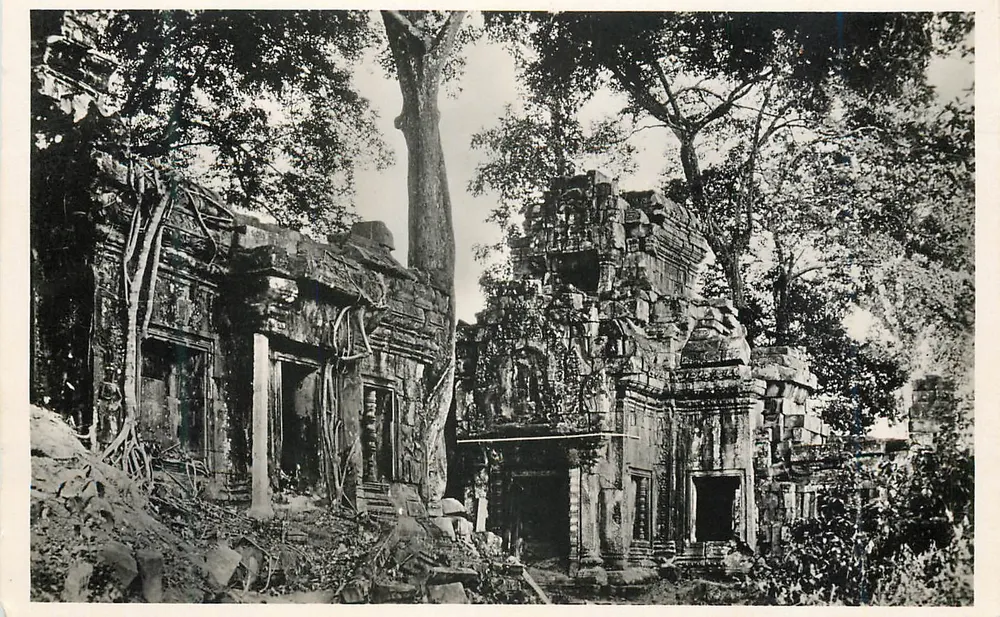 Angkor Thom — Kleiner Chang-Say-Stein der Manou-Runde — Agence des Colonies - Vorderseite
