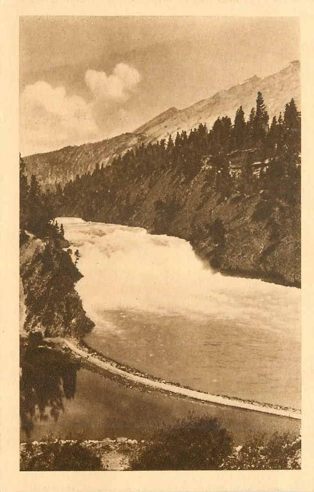 Wasserfälle des Flusses Arc — Nordosten Kanadas — Aullard et Cie, Paris - Vorderseite