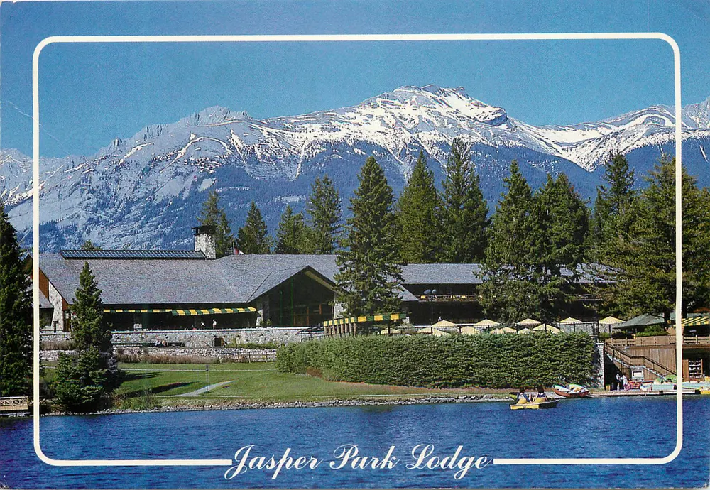 Jasper Park Lodge — Jasper National Park, Alberta, Canada — Impreso por Dexter Colour Canada - Anverso