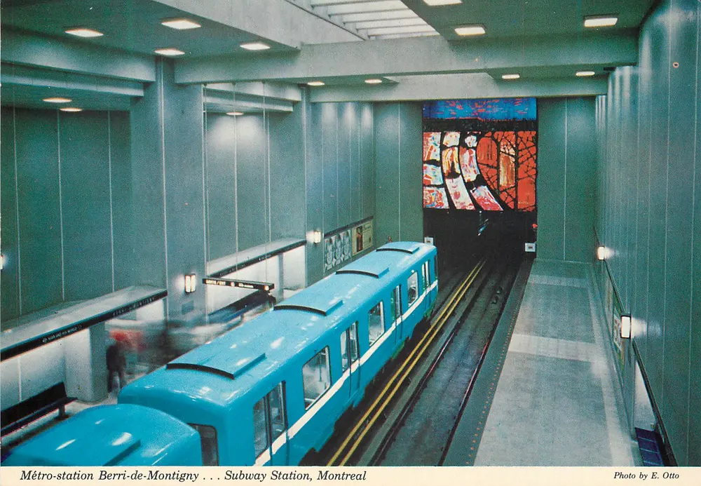 Estação de metrô Berri-de-Montigny — Estação de metrô, Montreal — Foto de E. Otto - Frente